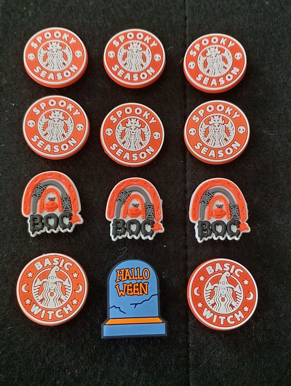10/$10 Jibbitz Croc Charms - Mix/Match - Halloween - New